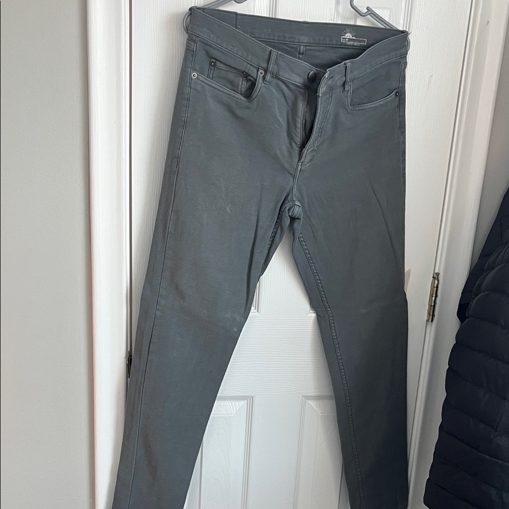 Faherty Charcoal Denim Pants